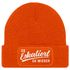 Damen Beanie mit Patch Strickmütze mit Spruch Party Eskaliert eh wieder Aufdruck Lustig Damenmütze Moonworks®preview