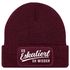 Damen Beanie mit Patch Strickmütze mit Spruch Party Eskaliert eh wieder Aufdruck Lustig Damenmütze Moonworks®preview