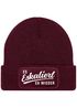Damen Beanie mit Patch Strickmütze mit Spruch Party Eskaliert eh wieder Aufdruck Lustig Damenmütze Moonworks®preview