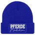Damen Beanie mit Patch Strickmütze mit Spruch Pferdemädchen Aufdruck Lustig Damenmütze Geschenk Reiterin Moonworks®preview