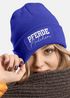 Damen Beanie mit Patch Strickmütze mit Spruch Pferdemädchen Aufdruck Lustig Damenmütze Geschenk Reiterin Moonworks®preview