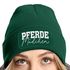 Damen Beanie mit Patch Strickmütze mit Spruch Pferdemädchen Aufdruck Lustig Damenmütze Geschenk Reiterin Moonworks®preview