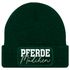 Damen Beanie mit Patch Strickmütze mit Spruch Pferdemädchen Aufdruck Lustig Damenmütze Geschenk Reiterin Moonworks®preview