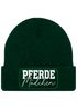 Damen Beanie mit Patch Strickmütze mit Spruch Pferdemädchen Aufdruck Lustig Damenmütze Geschenk Reiterin Moonworks®preview