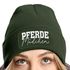 Damen Beanie mit Patch Strickmütze mit Spruch Pferdemädchen Aufdruck Lustig Damenmütze Geschenk Reiterin Moonworks®preview