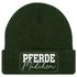 Damen Beanie mit Patch Strickmütze mit Spruch Pferdemädchen Aufdruck Lustig Damenmütze Geschenk Reiterin Moonworks®preview