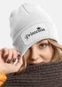 Damen Beanie mit Patch Strickmütze mit Spruch Prinzessin Krone Aufdruck Lustig Damenmütze Moonworks®preview