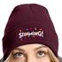 Damen Beanie mit Patch Strickmütze mit Spruch Stimmung Karneval Fasching Party Outfit Aufdruck Lustig Damenmütze Moonworks®preview