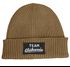 Damen Beanie mit Patch Strickmütze mit Spruch Team Glühwein Aufdruck Lustig Damenmütze Moonworks®preview