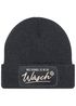 Damen Beanie mit Patch Strickmütze Spruch Servus Mei Dirndl is in da Wäsch Aufdruck Lustig Damenmütze Accessoires Bierfest Moonworks®preview