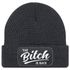 Damen Beanie mit Patch The Bitch is back Strickmütze mit Spruch Aufdruck Lustig Damenmütze Moonworks®preview