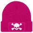 Damen Beanie mit Patch Totenkopf Design Strickmütze mit Spruch Aufdruck Lustig Damenmütze Moonworks®preview