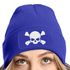 Damen Beanie mit Patch Totenkopf Design Strickmütze mit Spruch Aufdruck Lustig Damenmütze Moonworks®preview