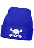 Damen Beanie mit Patch Totenkopf Design Strickmütze mit Spruch Aufdruck Lustig Damenmütze Moonworks®preview