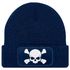 Damen Beanie mit Patch Totenkopf Design Strickmütze mit Spruch Aufdruck Lustig Damenmütze Moonworks®preview