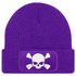 Damen Beanie mit Patch Totenkopf Design Strickmütze mit Spruch Aufdruck Lustig Damenmütze Moonworks®preview