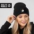 Damen Beanie mit Print Gans Mittelfinger Strickmütze Patch Bedruckt  Accessoires Winter Streetwear Moonworks®preview