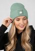 Damen Beanie mit Print Gans Mittelfinger Strickmütze Patch Bedruckt  Accessoires Winter Streetwear Moonworks®preview