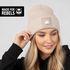 Damen Beanie mit Print Gans Mittelfinger Strickmütze Patch Bedruckt  Accessoires Winter Streetwear Moonworks®preview