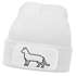 Damen Beanie mit Print Katze Polygon Grafik Strickmütze Statement Katzenbesitzerin  Katzenmama Aufdruck Lustig Damenmütze Moonworks®preview