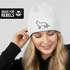 Damen Beanie mit Print Katze Polygon Grafik Strickmütze Statement Katzenbesitzerin  Katzenmama Aufdruck Lustig Damenmütze Moonworks®preview