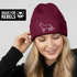 Damen Beanie mit Print Katze Polygon Grafik Strickmütze Statement Katzenbesitzerin  Katzenmama Aufdruck Lustig Damenmütze Moonworks®preview