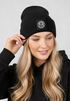 Damen Beanie mit Spruch Hate People Geschenidee Kaffeetrinker Strickmütze Wintermütze Moonworks®preview