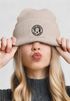 Damen Beanie mit Spruch Hate People Geschenidee Kaffeetrinker Strickmütze Wintermütze Moonworks®preview