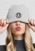 Damen Beanie mit Spruch Hate People Geschenidee Kaffeetrinker Strickmütze Wintermütze Moonworks®preview