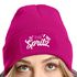 Damen Beanie mit Team Spritz Patch Strickmütze mit Spruch Aufdruck Lustig Party Damenmütze Moonworks®preview