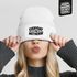 Damen Beanie Mom Spruch Everyday Mothering Strickmütze Aufdruck Lustig Sarkasmus  Damenmütze Moonworks®preview