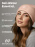 Damen Beanie Patch Aufdruck Windrose Logo Print Wintermütze Strickmütze Streetstyle Maritim Neverless®preview