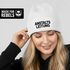Damen Beanie Patch Bedruckt Lustig Anstaltsleitung Strickmütze mit Spruch Ironie Damenmütze Moonworks®preview