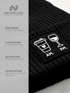Damen Beanie Patch Coffe & Wine AM PM Aufdruck Print Wintermütze Strickmütze Accessoires After Work Neverless®preview