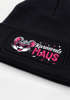 Damen Beanie Patch - Karnevalsmaus -Strickmütze Spruch Karneval Fasching Aufdruck Lustig Damenmütze Moonworks®preview