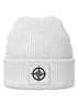 Damen Beanie Patch Kompass-Logo Aufdruck Outdoor Print Wintermütze ungefüttert Strickmütze Neverless®preview