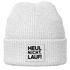 Damen Beanie Patch mit Aufdruck Heul nicht Lauf Wintermütze Frauen Strickmütze Geschenkidee Freundin Frau MoonWorks®preview