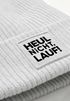Damen Beanie Patch mit Aufdruck Heul nicht Lauf Wintermütze Frauen Strickmütze Geschenkidee Freundin Frau MoonWorks®preview