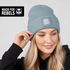 Damen Beanie Patch mit Aufdruck Heul nicht Lauf Wintermütze Frauen Strickmütze Geschenkidee Freundin Frau MoonWorks®preview