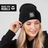 Damen Beanie Patch mit Aufdruck Heul nicht Lauf Wintermütze Frauen Strickmütze Geschenkidee Freundin Frau MoonWorks®preview