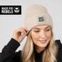 Damen Beanie Patch mit Aufdruck Hot Stuff Wintermütze Frauen Strickmütze Geschenkidee Freundin Frau MoonWorks®preview