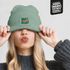 Damen Beanie Patch mit Aufdruck Hot Stuff Wintermütze Frauen Strickmütze Geschenkidee Freundin Frau MoonWorks®preview