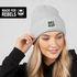 Damen Beanie Patch mit Aufdruck Hot Stuff Wintermütze Frauen Strickmütze Geschenkidee Freundin Frau MoonWorks®preview