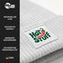 Damen Beanie Patch mit Aufdruck Hot Stuff Wintermütze Frauen Strickmütze Geschenkidee Freundin Frau MoonWorks®preview