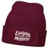 Damen Beanie Patch Mom Sprüche Sarkastisch Ironie Strickmütze mit Spruch Mutter Aufdruck Lustig Damenmütze Moonworks®preview