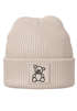 Damen Beanie Patch Polygon Teddy Bär Aufdruck Print Wintermütze Bedruckt Strickmütze Frauen Neverless®preview
