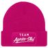 Damen Beanie Patch Skifahren Strickmütze mit Spruch Team Après Ski Aufdruck Lustig Damenmütze Moonworks®preview