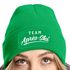 Damen Beanie Patch Skifahren Strickmütze mit Spruch Team Après Ski Aufdruck Lustig Damenmütze Moonworks®preview