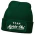 Damen Beanie Patch Skifahren Strickmütze mit Spruch Team Après Ski Aufdruck Lustig Damenmütze Moonworks®preview