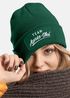 Damen Beanie Patch Skifahren Strickmütze mit Spruch Team Après Ski Aufdruck Lustig Damenmütze Moonworks®preview